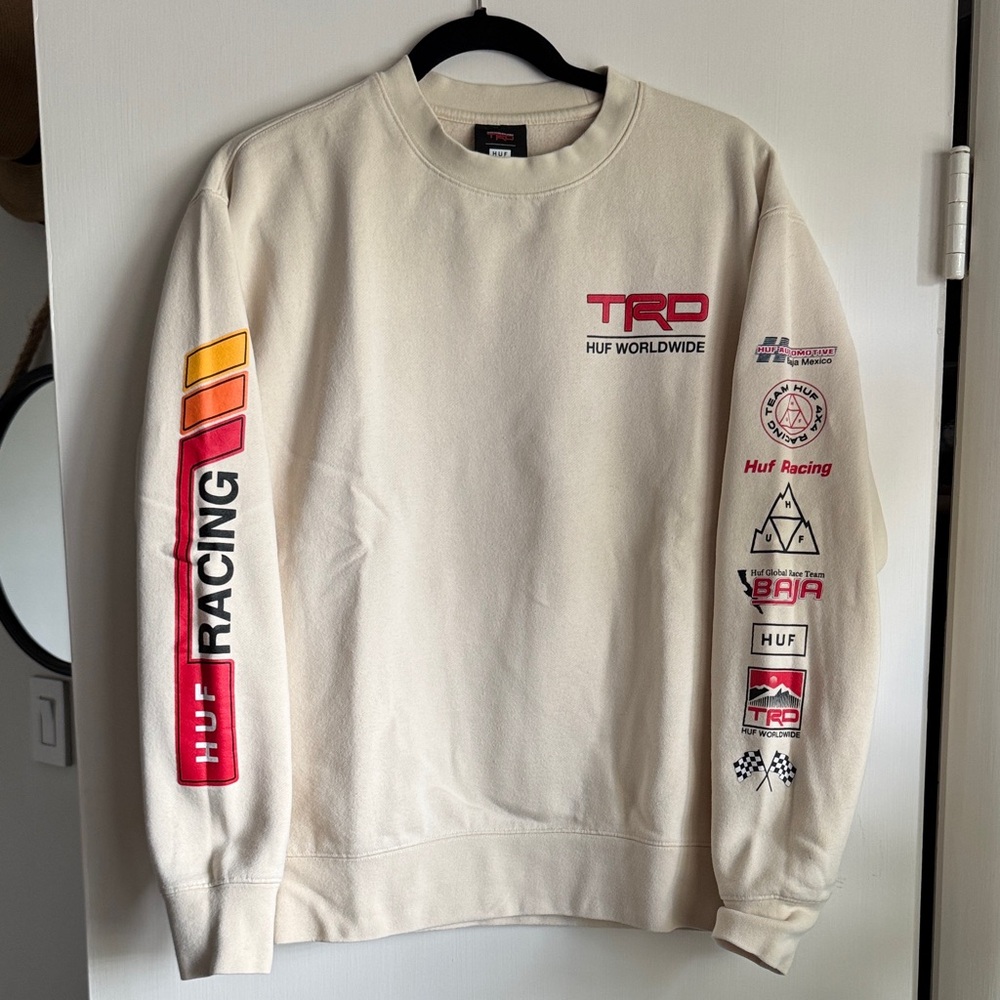 Limited Run HUF x Toyota TRD Concept Crewneck Sweater